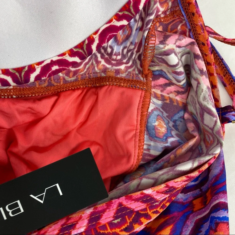 La Blanca Watercolor Tribal Tankini size 8
